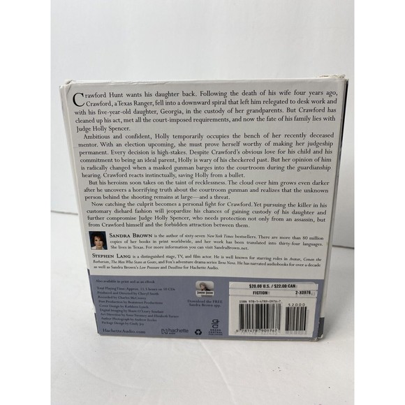 Friction - A Novel By Sandra Brown CD Compact Disc Audiobook New Stephen Lang - Picture 6 of 8